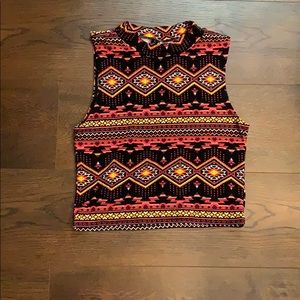 Multicolored crop top